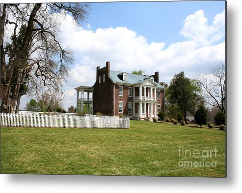 Carter House Metal Print featuring the photograph Carter House And Carnton Plantation by John Black