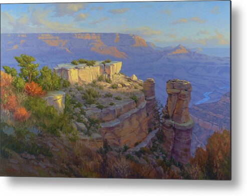 Cody Delong Metal Print featuring the painting Castles in the Sky by Cody DeLong