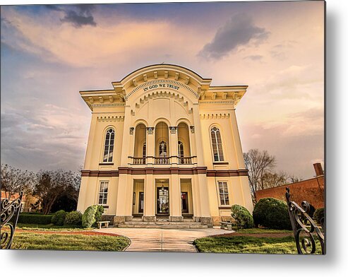 Caswell County Metal Print featuring the photograph Caswell County Courthouse by Cynthia Wolfe