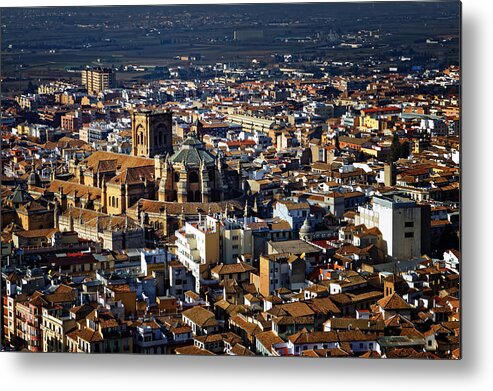 Cathedral Metal Print featuring the photograph Catedral de Granada by Adam Rainoff