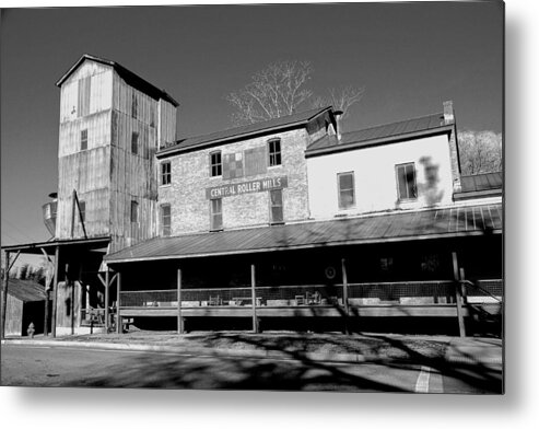  Metal Print featuring the photograph Central Roller Mill 2 by Rodney Lee Williams