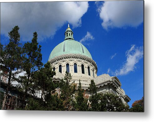 Chapel Metal Print featuring the photograph Chapel - US Naval Academy 3 by Lou Ford