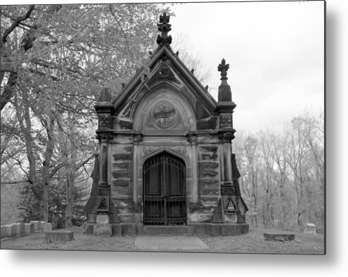 Train Disaster Metal Print featuring the photograph Charles Collins Mausoleum by Valerie Collins
