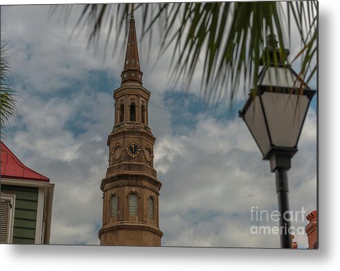 St. Philip's Church Metal Print featuring the photograph Charleston Icons by Dale Powell