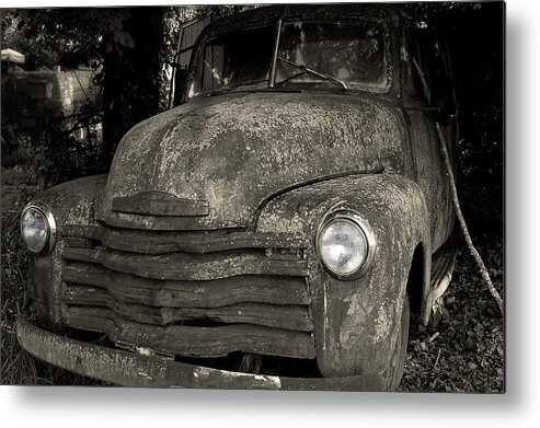 Truck Metal Print featuring the photograph Chevy 3100 by Mike Eingle