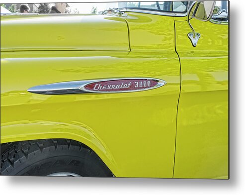 Sharon Popek Metal Print featuring the photograph Chevy 3800 by Sharon Popek