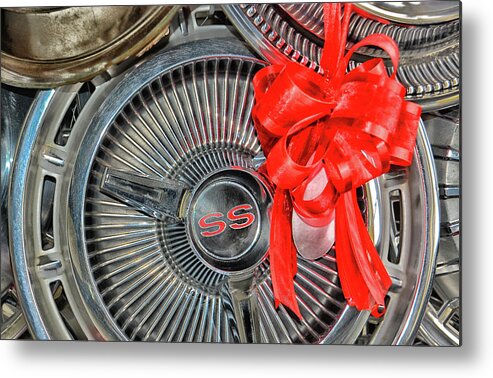Ss Metal Print featuring the photograph Chevy Christmas by Mike Martin