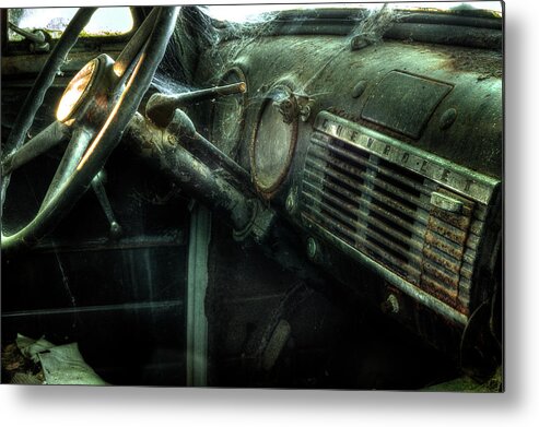 Chevy 3100 Truck Metal Print featuring the photograph Chevy Truck 3100 by Mike Eingle