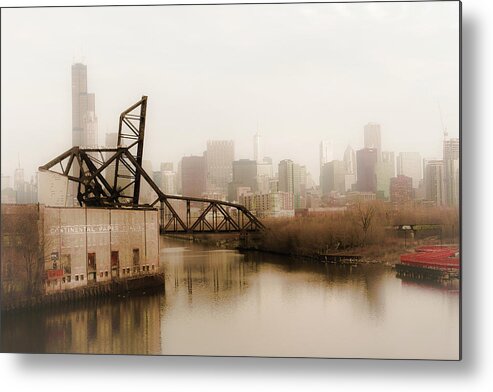  Metal Print featuring the photograph Chicago Mist by Tony HUTSON