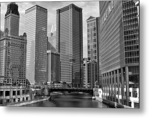 Chicago Metal Print featuring the photograph Chicago River by Jackson Pearson