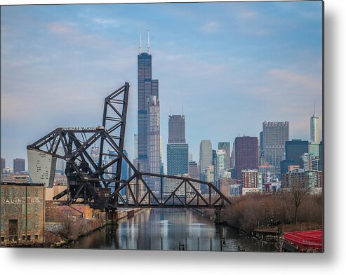  Metal Print featuring the photograph Chicago by Tony HUTSON