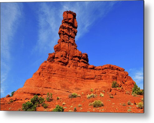 Chimney Rock Metal Print featuring the photograph Chimney Rock by Greg Norrell