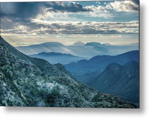 Chisos Mountains Metal Print featuring the photograph Chisos Mountain Morning by George Buxbaum