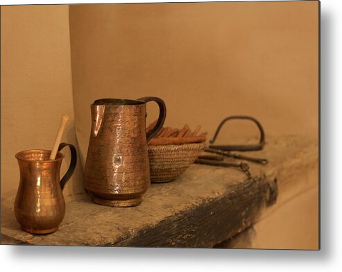 Colonial Metal Print featuring the photograph Chocolate and Cinnamon by David Diaz