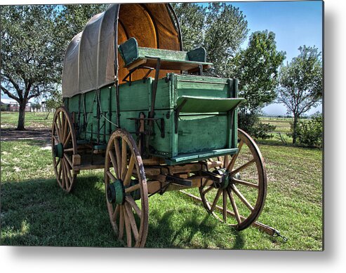 Texas Heritage Metal Print featuring the photograph Chuck Wagon by James Woody
