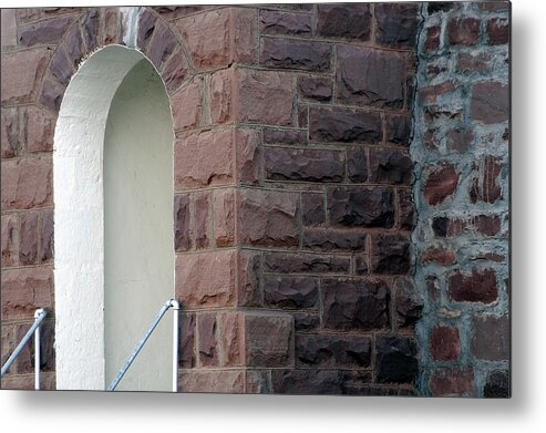 Bricks Metal Print featuring the photograph Church At Cuervo - New Mexico by DArcy Evans