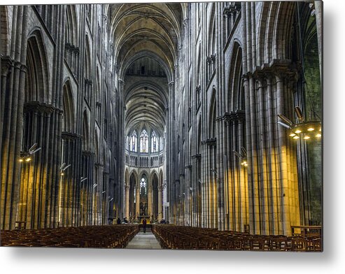 Gothic Metal Print featuring the photograph Church by Christian Cramer