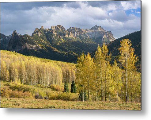 Colorado Metal Print featuring the photograph Cimarron Gold by Aaron Spong