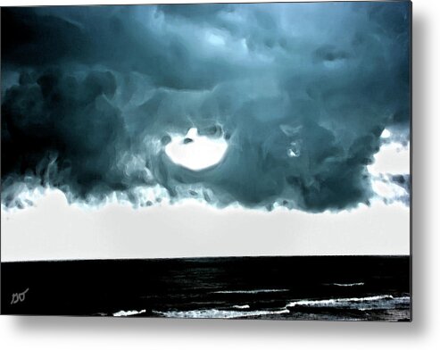 Storm Clouds Metal Print featuring the photograph Circle of Storm Clouds by Gina O'Brien