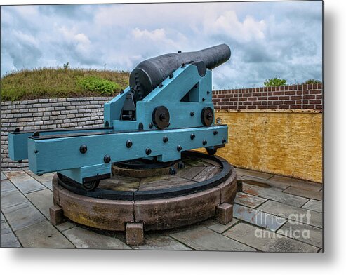 Cannon Metal Print featuring the photograph Civil War Cannon by Dale Powell