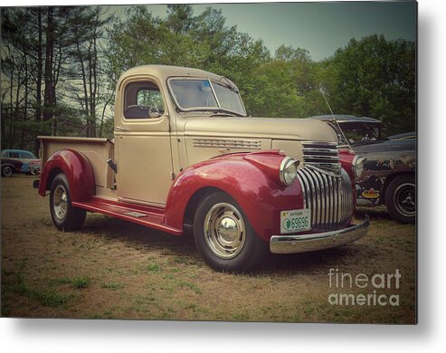 Cars Metal Print featuring the photograph Classic Cars - 1942 Chevy Half-Ton Pickup by Jason Freedman