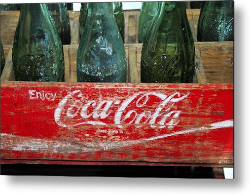 Fine Art Photography Metal Print featuring the photograph Classic Coke by David Lee Thompson