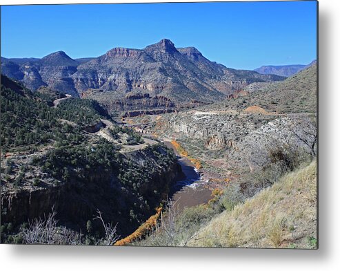 Desert Metal Print featuring the photograph Clear and Rugged by Gary Kaylor