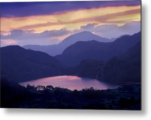 Landscape Metal Print featuring the photograph Clearing Storm Nant Gwynant by Peter OReilly