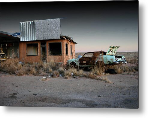 Abandoned Metal Print featuring the photograph Closed by DArcy Evans