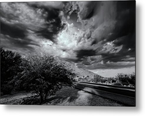 Arizona Metal Print featuring the photograph Cloud Drama h07 by Mark Myhaver