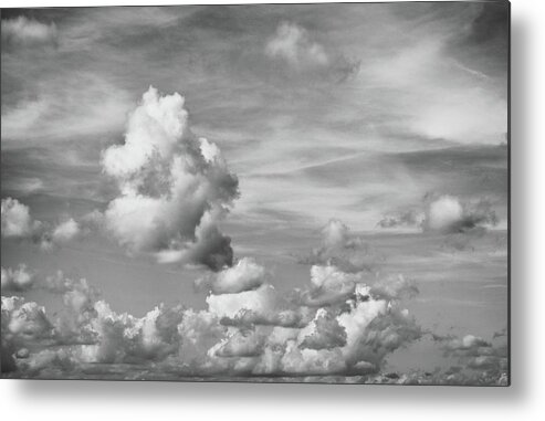 Cloud Study Metal Print featuring the photograph Cloud Study by Tom Druin