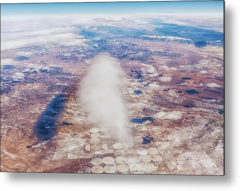 Landscape Metal Print featuring the photograph Clouds and Shadows by Marc Crumpler
