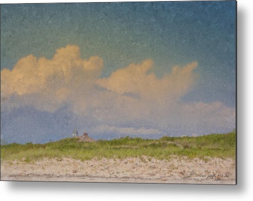 Clouds Metal Print featuring the painting Clouds Over Goosewing by Bill McEntee
