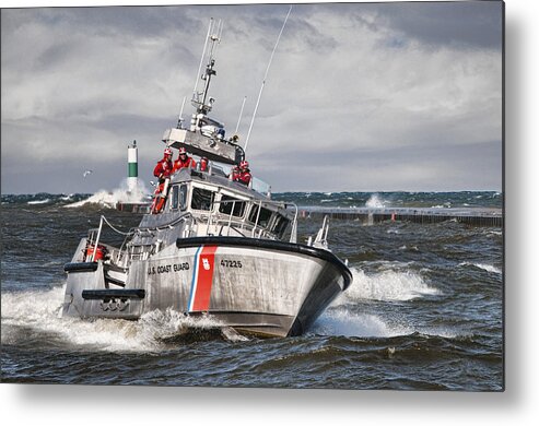 Coast Guard Metal Print featuring the photograph Coast Guard by Wade Aiken