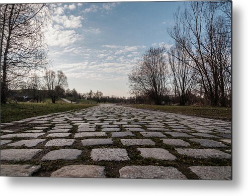 Cobble-stones Metal Print featuring the photograph Cobble-stones by Sergey Simanovsky