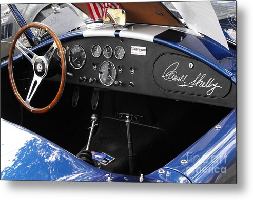 Cobra Metal Print featuring the photograph Cobra Dshboard by Neil Zimmerman