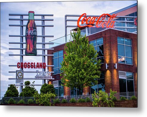 Bentonville Metal Print featuring the photograph Coca Cola Sign - Pinnacle Hills - Northwest Arkansas by Gregory Ballos