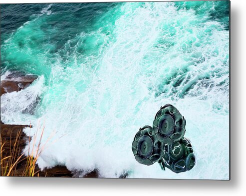 Ocean Metal Print featuring the photograph Coccolithophores by Miroslava Jurcik