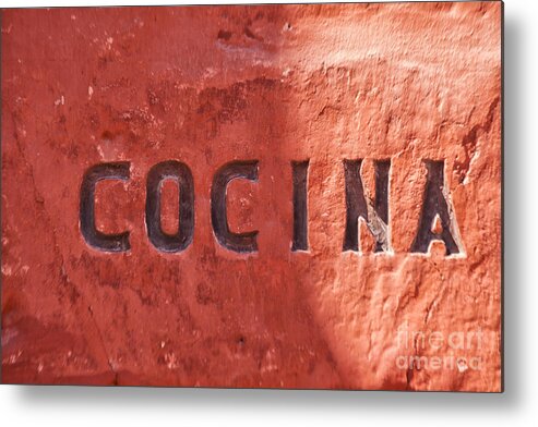 Downtown Metal Print featuring the photograph Cocina by Patricia Hofmeester