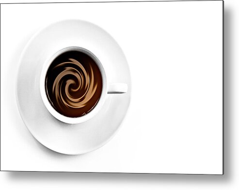 Aroma Metal Print featuring the photograph Coffee and cream by Gert Lavsen