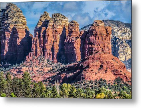 Sedona Metal Print featuring the photograph Coffee Pot Rock by Terry Ann Morris