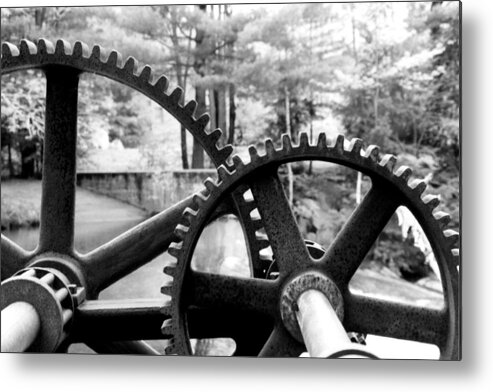 Metal Metal Print featuring the photograph Cogs by Greg Fortier