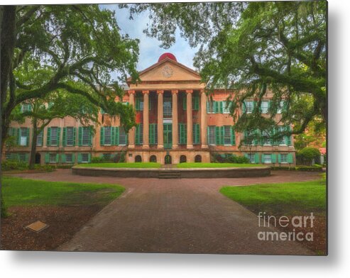 College Of Charleston Metal Print featuring the photograph College of Charleston Main Academic Building by Dale Powell