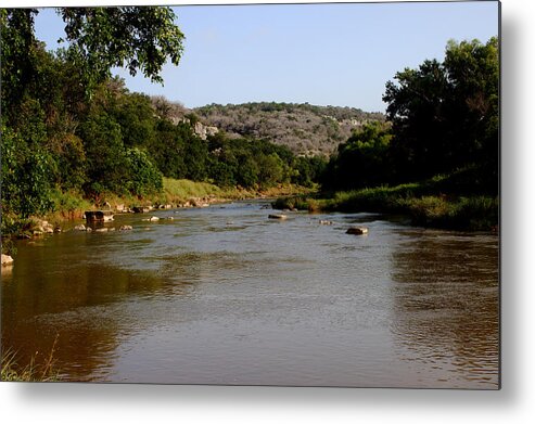 James Smullins Metal Print featuring the photograph Colorado river Bend Texas by James Smullins