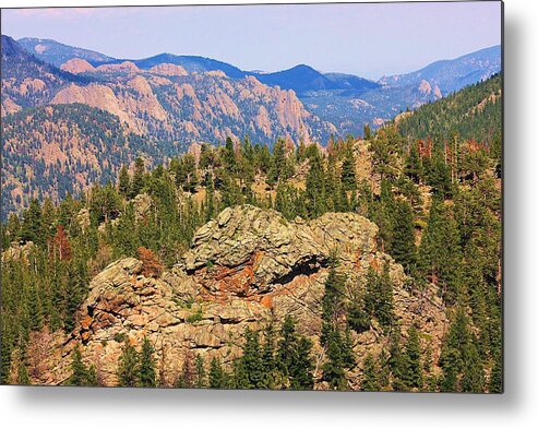 Nature Metal Print featuring the photograph Colorado Rocky Mountains by Sheila Brown