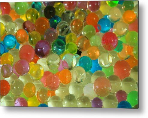 Ball Metal Print featuring the photograph Colored Balls by Robert Hamm