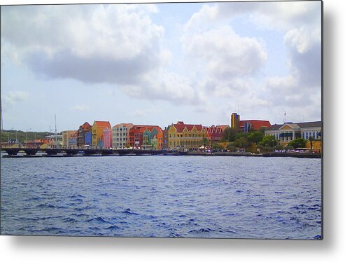Ocean Metal Print featuring the photograph Colorful Curacao by Lois Lepisto