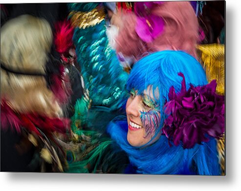 Louissiana Metal Print featuring the photograph Colors of Carnival by Thomas Lavoie