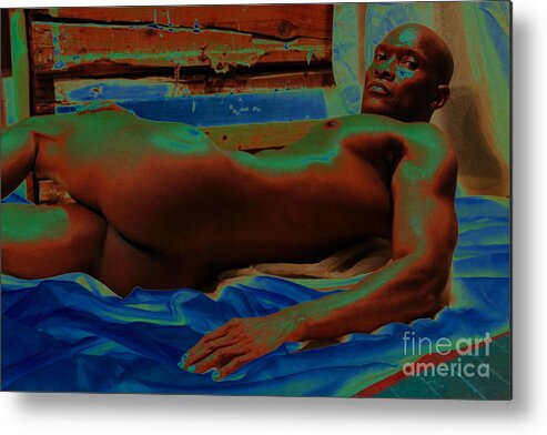 Figure Metal Print featuring the photograph Colors by Robert D McBain