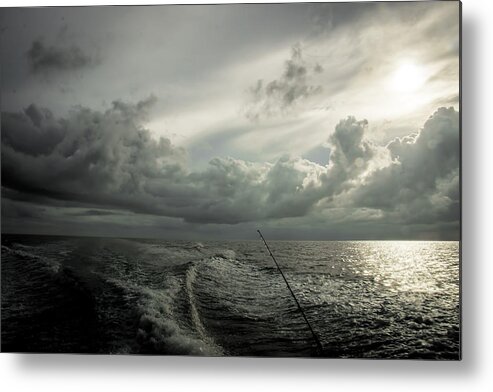 Fishing Metal Print featuring the photograph Coming Into Port by Dorothy Cunningham